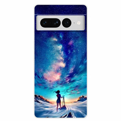 Case for Google Pixel 8 Pro / 7 7Pro Cover Pixel 8Pro Silicone Soft TPU Clear Funda for Google Pixel 8 5G Phone Shells Animals