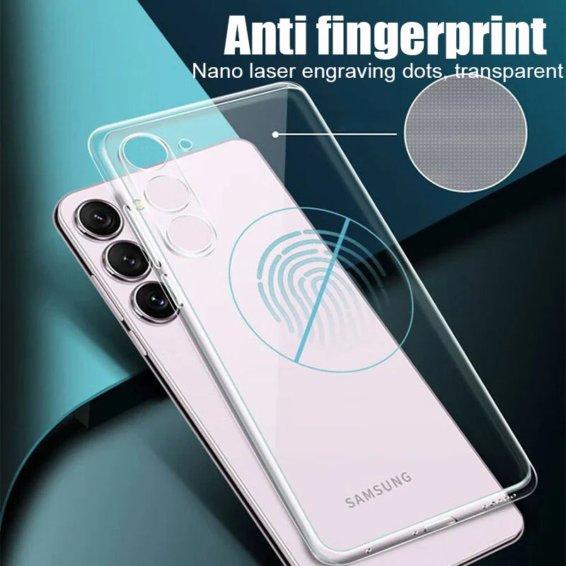 Clear Case For Samsung Galaxy S22 S23 S24 Plus S25 Ultra S21 Fe S25 Edge Silicone Soft Case For Samsung A17 A07 A16 A26 A36 A56