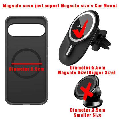 Nillkin For iPhone 17 Pro Max / 17 Air Magnetic Case Nature TPU Pro Soft  Adapt Magsafe Back Cover For iPhone 17 Phone Case