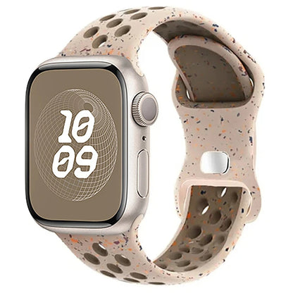 Strap For Apple Watch Band 46mm 44mm 49mm 45mm 40mm 41mm 38 42mm correa Breathable bracelet iwatch series 10 8 SE 7 6 5 9 Ultra