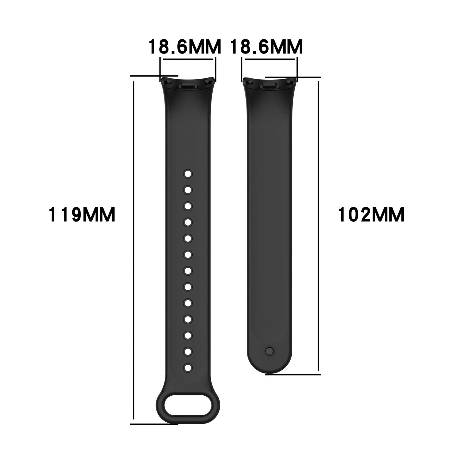 Silicone Strap for Xiaomi Mi Band 10 9 8 Strap NFC Sport Rubber Bracelet pulseira Correas Xiaomi Smart Band 10 9 8 Accessories