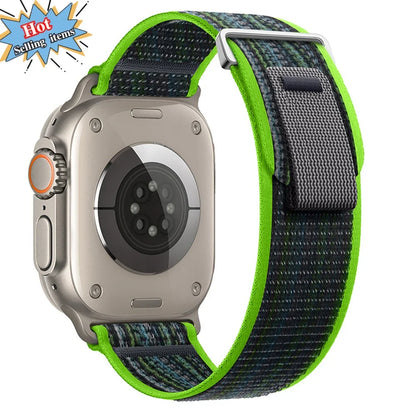 Trail Loop Strap For Apple Watch Ultra 2 49mm Series 9 8 7 45mm 41mm Sports Nylon Wristband For iWatch 6 5 4 3 SE 44mm 40mm 42mm