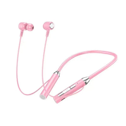 VIKEFON Bluetooth Earphones Wireless Headphones Magnetic Sport Neckband Neck-hanging TWS Earbuds Wireless Headset with Mic