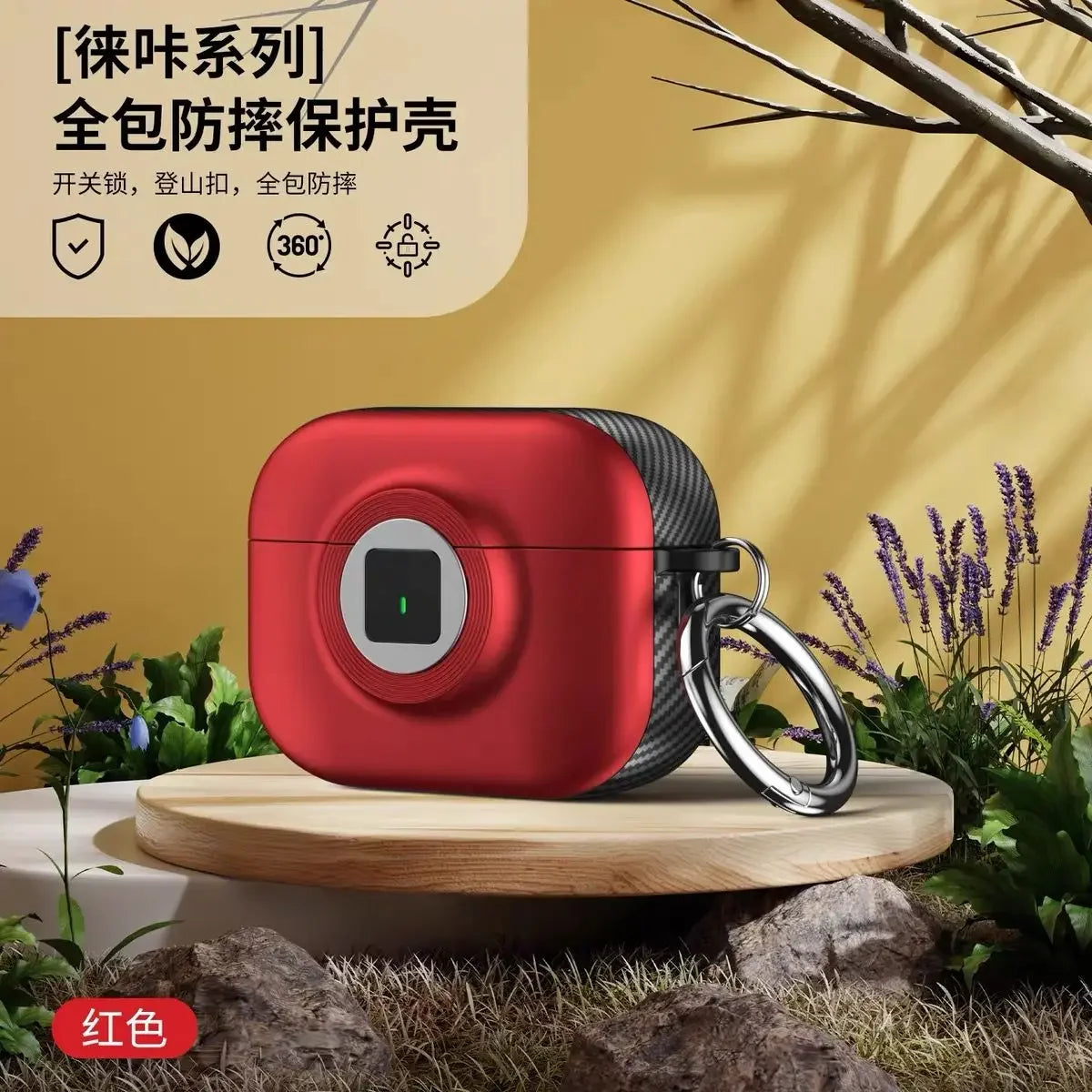 New 2024 For Airpods 4th Gen Case With Lock Earphone Case Cover For Camera Form Factor Shockproof Shell For Apple AirPods 4 Case