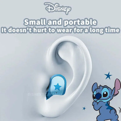Disney Original Earbuds E6S Mini Cartoon Wireless Earphones Bluetooth 5.3 HIFI Sound Noise Reduction Headphone Long Battery Life