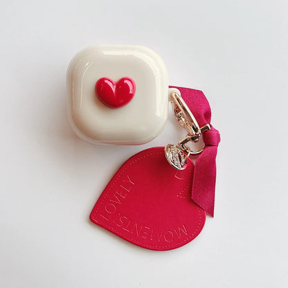 New DIY Fro Samsung Galaxy Buds FE 2 Pro Live Earphone Cover, Suitable for Samsung Galaxy Bugs 3 Pro Buds 3, with Keychain