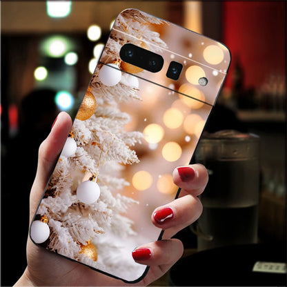 Phone Case For Google Pixel 10 9 Pro XL 9A 8 7 6 Pro Pixel 8A 7A 6A Pixel 8 7 6 5 Winter Christmas Case