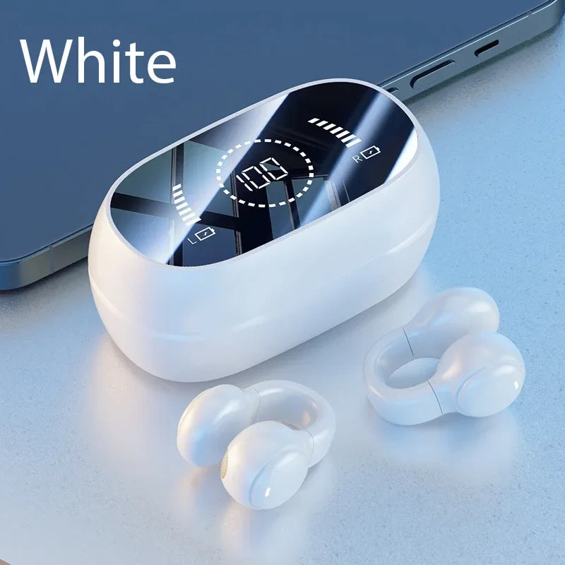 New Model 2025 M47+ Wireless Earbuds Bluetooth Headset Charging Earphones Bone Conduction Headphones Sport With Mic free