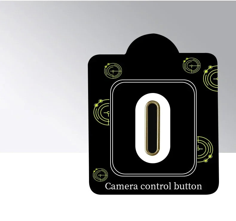 for iPhone 16 Pro Max 16 Plus Camera Control Button Cover Sensitive Smart Island Metal Camera Control Capture Button Protector - covers4phones
