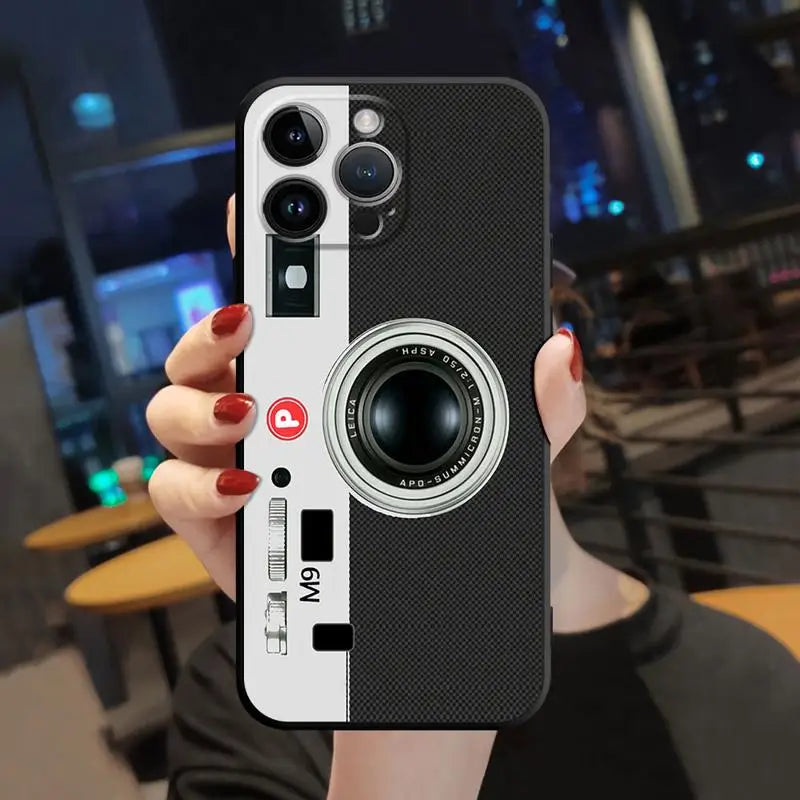 Case For Apple iPhone 13 14 15 11 12 Pro 7 XR X XS Max 8 Plus SE 2022 Phone Cover Shell Magnetic Radio Tape Cassette
