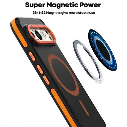 Luxury High Transparent Case For Google Pixel 9 Pro XL 5G Magsafe Magnetic Wireless Charging Shockproof Cover For Google Pixel 9