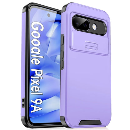 Luxury Slide Camera Protective TPU Phone Case For Google Pixel 9 8 7 Pro XL 9A 8A 6A Military Shockproof Defender Bumper Cover