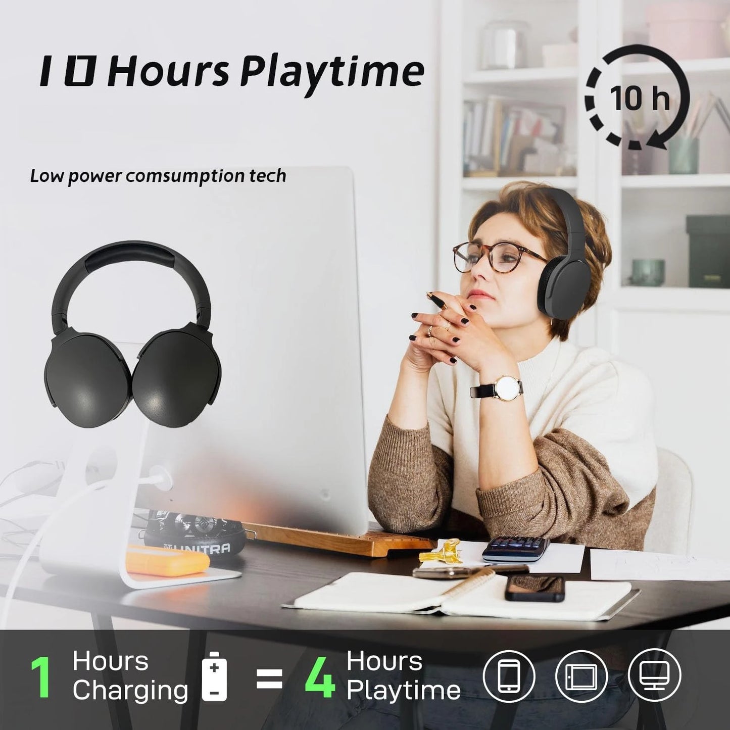 P2961 Wireless Bluetooth 5.3 Headphones Over TWS HIFI Stereo Headset Sports With Earphones Music Player With HD Mic High Quality