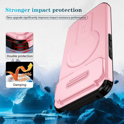 For Magnetic Magsafe Fold Stand Case For Google Pixel 9 10 pro XL 9A Military Armor Slide Flip Camera Protection Phone Cover