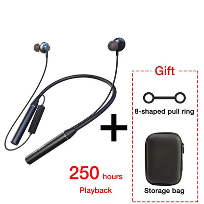 EARDECO 1000mAh Bluetooth Headphone with Mic Wireless Headphones Bass Music Headset Stereo Sport Earbuds Phone Neckband Earphone