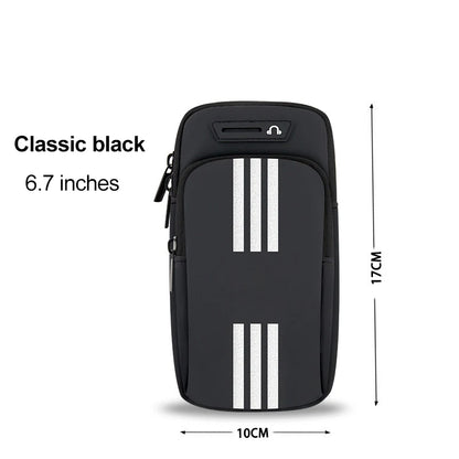 Sports Bag For Mobile Phone Armband For Jogging Cell Phone Accessories Woman mp3/mp4 Bags PU Hand Bag For Running Waterproof - covers4phones