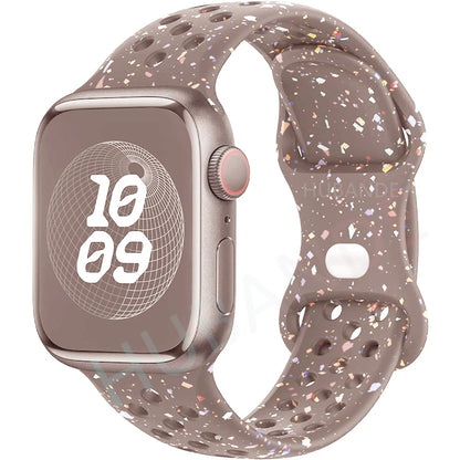 Strap For Apple Watch Band 46mm 44mm 49mm 45mm 40mm 41mm 38 42mm correa Breathable bracelet iwatch series 10 8 SE 7 6 5 9 Ultra