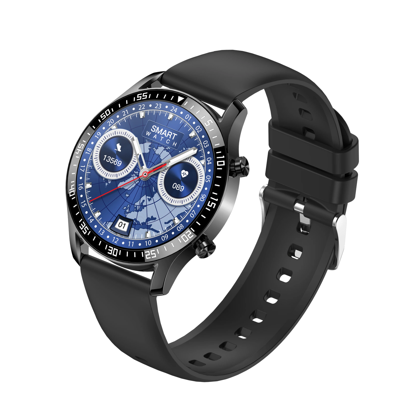 New Men Women Smart Watch HD Full Touch Screen Bluetooth Call Message Reminder Multi-Sport Christmas Surprise for ios Phone