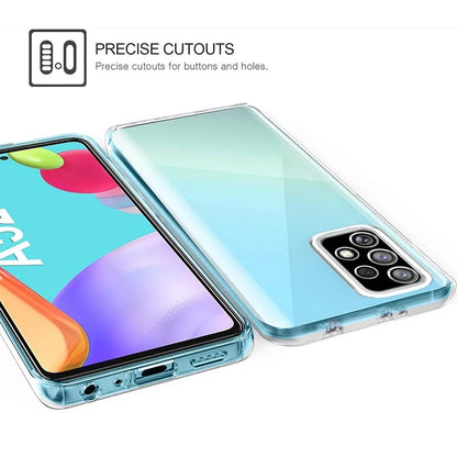 360 Full Body Silicone Phone Case For Samsung Galaxy A52 A53 A54 A55 5G A32 A33 A34 A35 A22 A23 A24 A25 A14 A15 A13 A05S Cover