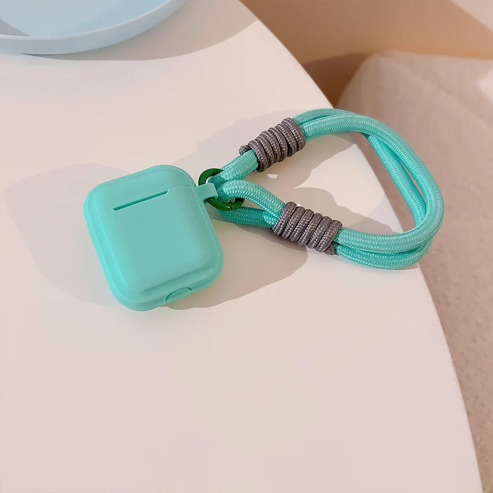 Earphone Case with Lanyard Strap for AirPort Pro 2 2022 2nd Generation Air Pods 3 2 1 3rd Gen Cover Accessories - covers4phones