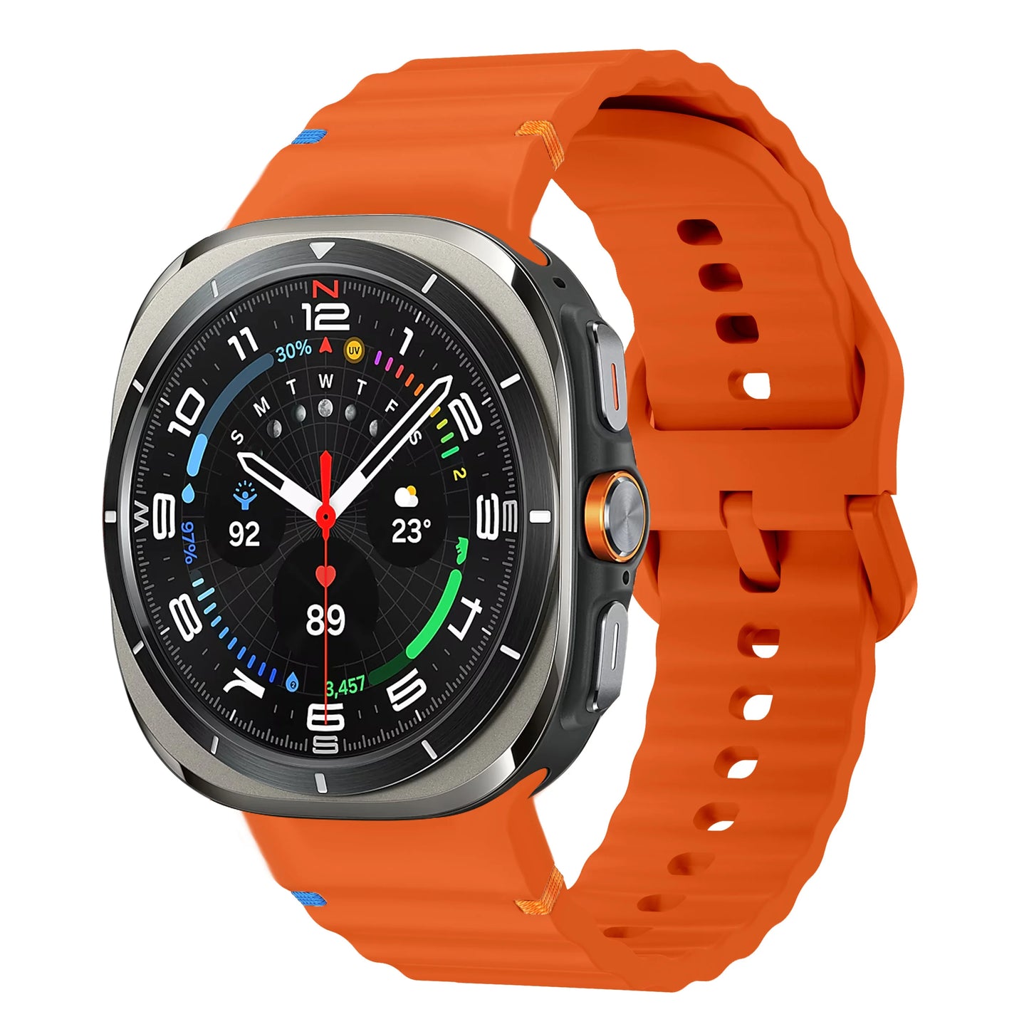 Silicone Band for Samsung Galaxy Watch ultra Strap 47mm Bracelet correa Galaxy Watch 7 6/6 Classic/5 pro/4 44mm 40mm 43mm 46mm