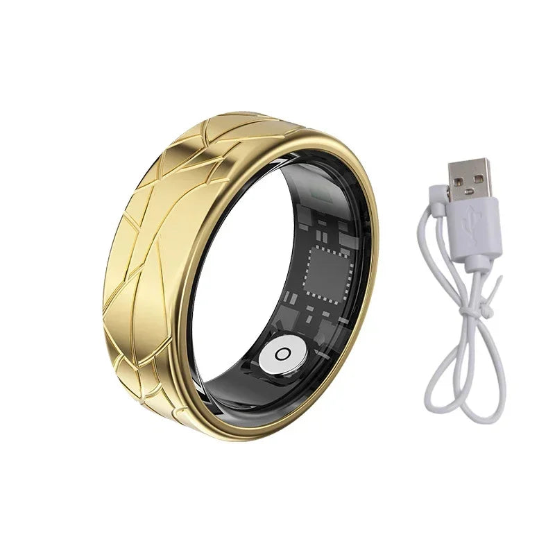 Smart Ring Women Health Tracker Heart Rate Blood Oxygen Photo Control Brush Tiktok Waterproof Multi-sport Modes Men Fitness Ring - covers4phones