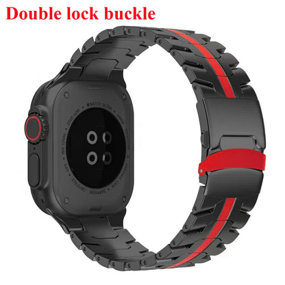 Stainless Steel Strap For Apple Watch Series 10 9 8 7 46mm 45mm SE 6 42mm 44mm Metal Bracelet Band For iWatch Ultra Ultra2 49mm