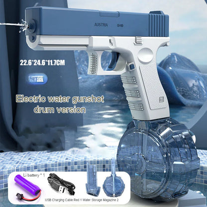 2024 Summer New Electric Water Gun for Adults & Kids Shark Automatic Squirt Guns Toys High Pressure Water Guns Outdoor Toys Gift