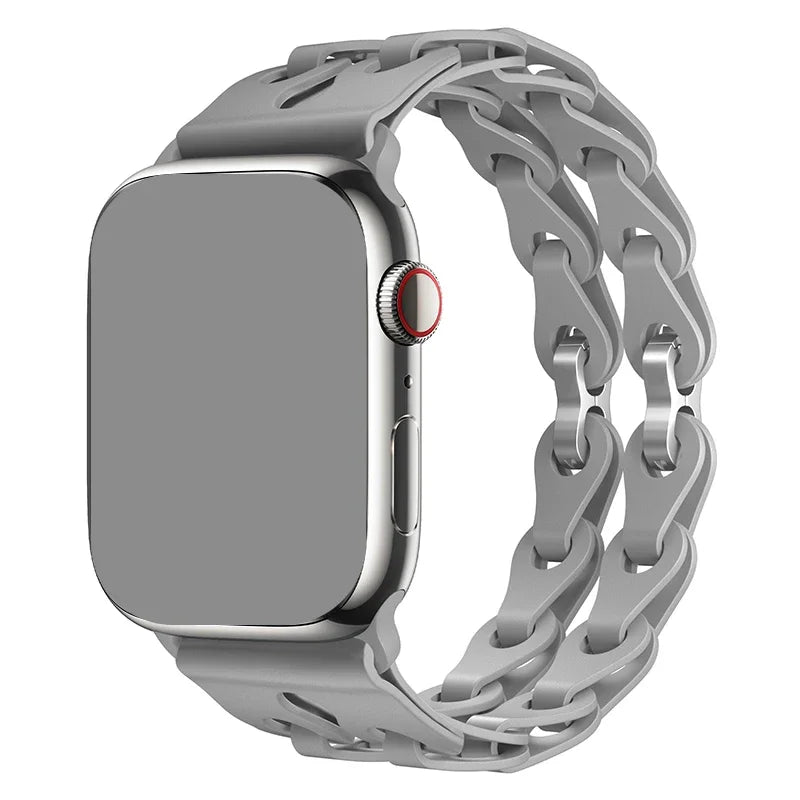 Silicone Strap for Apple Watch Ultra 2 Band 49mm 44mm 42mm 38 40mm 41mm Sport Correa Bracelet for Iwatch Series 9 8 7 6 5 Se 4 3