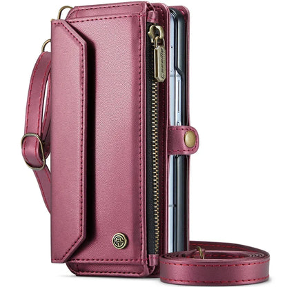 Crossbody Purse for Samsung Galaxy Z Fold 7 Fold5 Fold 4 3 Fold 6 Leather Flip Case Book Wallet Coque Retro Vintage Card Slots