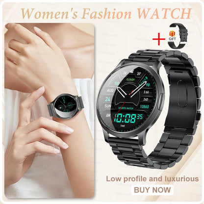 2025 New Smart Watch For Women Gift 1.32 Inch Full Touch Screen Sports Fitness Watches Bluetooth Calls Digital Smartwatch Ladies