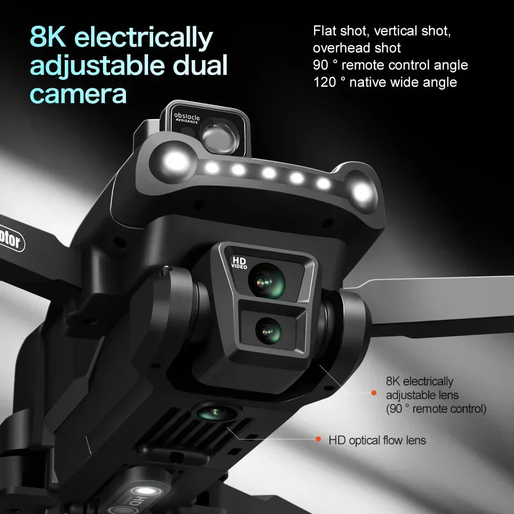 Original V198GPS Drone 4K Profesional FPV Brushless Laser obstacle avoidance Aerial Optical Foldable Quadcopter Mini 8K Dron