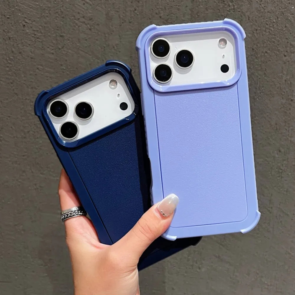 Hard Armor Case For iPhone 17 Air 16 15 14 Plus 13 12 11 Pro Max 16Pro 17Pro 17ProMax Military Shockproof Defender Cool Cover