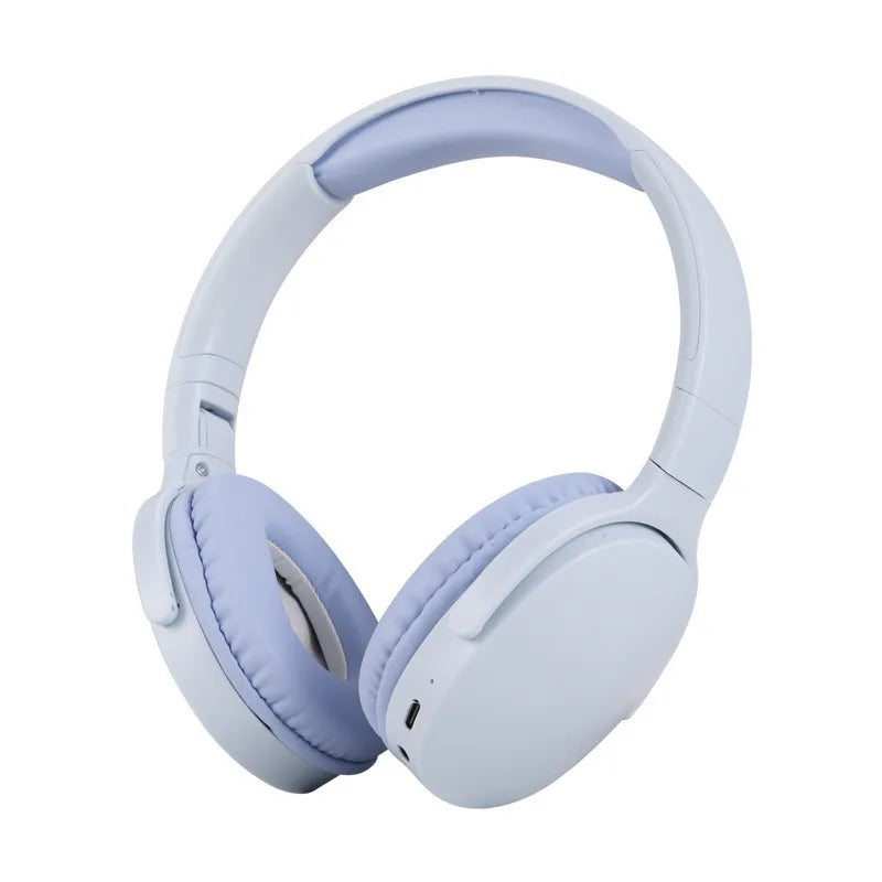 NEWMSNR 9D Surround Sound Wireless Bluetooth Headphones Over Ear Headsets True Sports Earphones TF/AUX Music Player with HD Mic