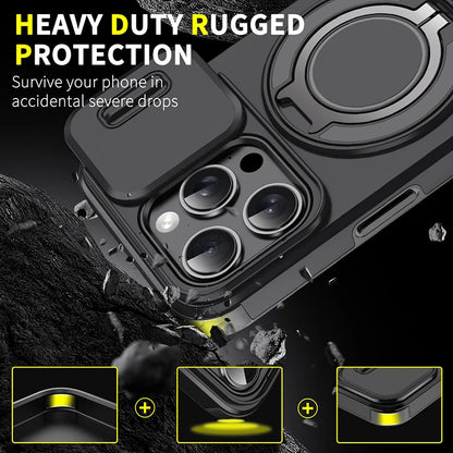 360°Rotating Hidden Metal Ring Car Holder Soft TPU+Hard PC Bumper Phone Case For IPhone 15 Pro Max 13 12 11 14 16 Pro Max Plus