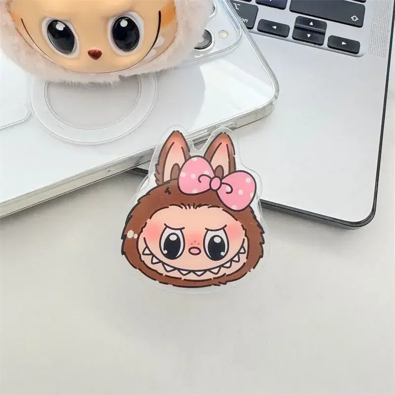 NEW Korea INS Y2K Cartoon Holder For Magsafe Pop.sockets Magnetic Griptok Grip Tok Stand Foldable Phone Bracket Case Accessories