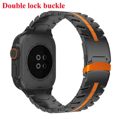 Stainless Steel Strap For Apple Watch Series 10 9 8 7 46mm 45mm SE 6 42mm 44mm Metal Bracelet Band For iWatch Ultra Ultra2 49mm