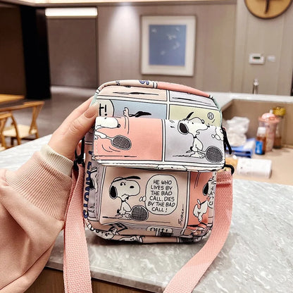 2025 The New Cartoon Corner Creature Snoop Shoulder Diagonal Handbag Purses and Handbags Crossbody Bags for Women