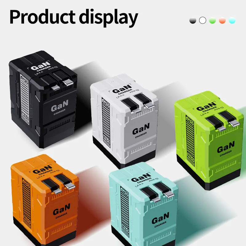 Total 20W USB C Charger GaN Fast Charging Wall Charger For iPhone Samsung Xiaomi Quick Charge EU/US Plug Phone Charger Adapter