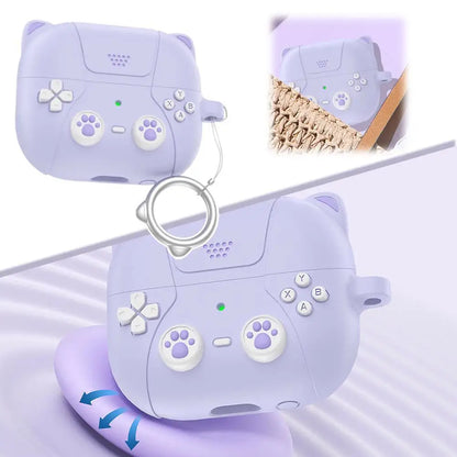 Shockproof Silicone Case For Samsung Galaxy Buds 3/3pro Earbuds Accessories Cover With Hook Coque Capa Fundas