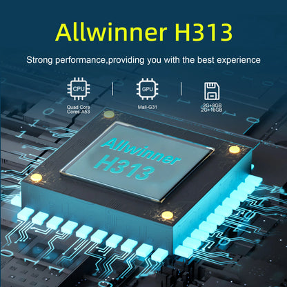 Mortal Android 14.0 Smart TV Stick Q2S Allwinner H313 Wifi6 BT5.X Voice Remote 4K HDR10 2G16G Netflix Decoding Android Mini Box