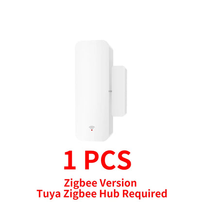 Tuya WiFi Zigbee Door Sensor Contact Sensor Open Closed Detector Smart Home Alarm Security Protection Work with Aleax Smart Life
