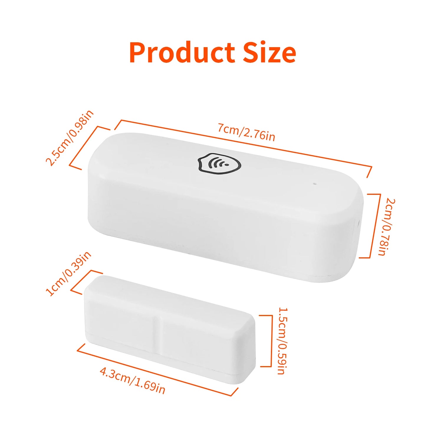 Tuya Zigbee Door Sensor Smart WiFi Door Detector Wireless Security Automation Works With Smart Home APP Voice Alexa Google Home