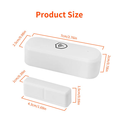 Tuya Zigbee Door Sensor Smart WiFi Door Detector Wireless Security Automation Works With Smart Home APP Voice Alexa Google Home