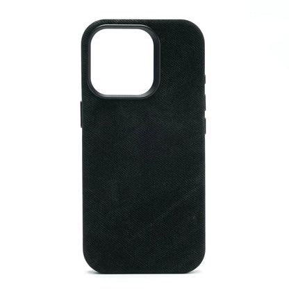Luxury Metal Lens Magnetic Fiber Leather Case For iPhone 16 Pro Max 15 14 Plus 13 12 MagSafe Wireless Charging Shockproof Cover