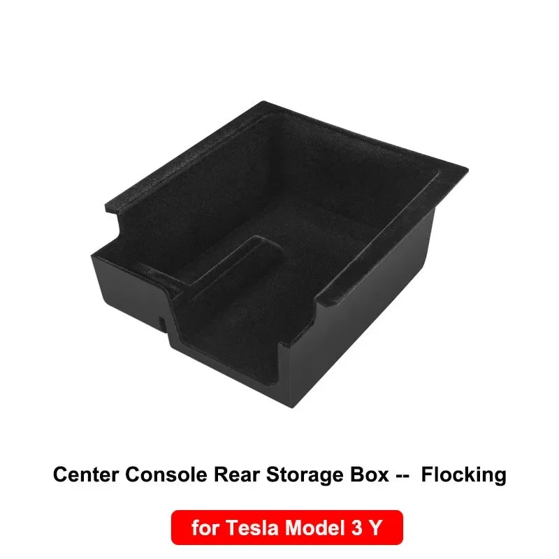 For Tesla Model Y/3 Center Armrest Console Organizer Hidden Car Storage Box Accessory Model 3/Y Car Storage Solution