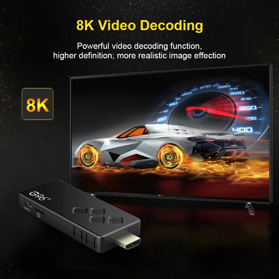 G96 Smart Tv stick Android13.0 Q2 Allwinner H313 BT5.0 Google Voice 4k Dual Wifi Youtube Multi Language Streaming Media Player
