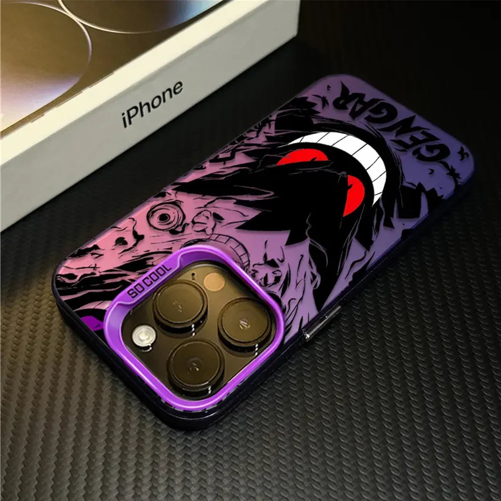 Anime Gengar Phone Case for Samsung Galaxy S25 S24 S23 S22 S21 S20 Note20 FE Ultra Plus 4G 5G Anti Fall Matte Back Cover
