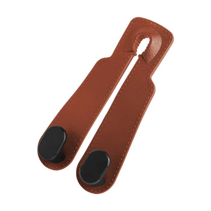 Car Seat Back Hook Suede Double-Headed Rear Storage Storage Small Hook Car Interior Decoration Supplies
