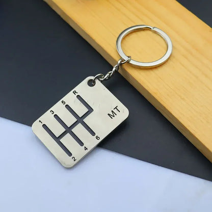 Creative Mini Auto Parts Car Wheel Keychain Auto Enthusiast Metal Keyring Accessories Key Ring Chain for Men Woman Lover Gift